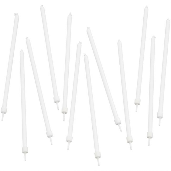 Long Candles - White